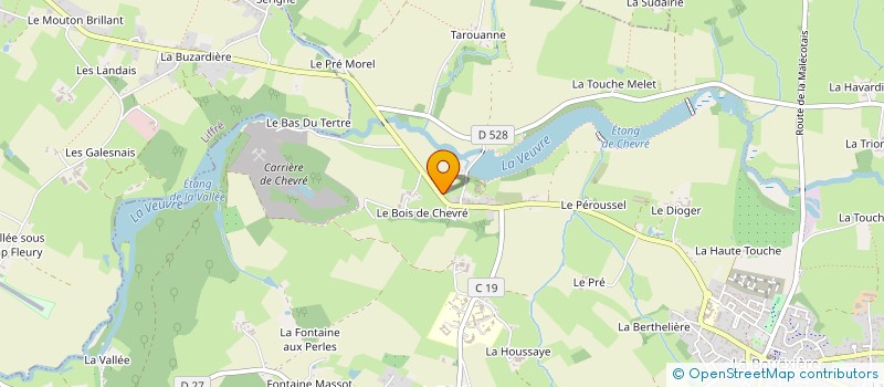 localisation de l'entreprise MADAME ELISABETH GUINARD  LA BOUEXIERE