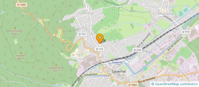 localisation de l'entreprise MADAME ELISABETH HAAG  SAVERNE