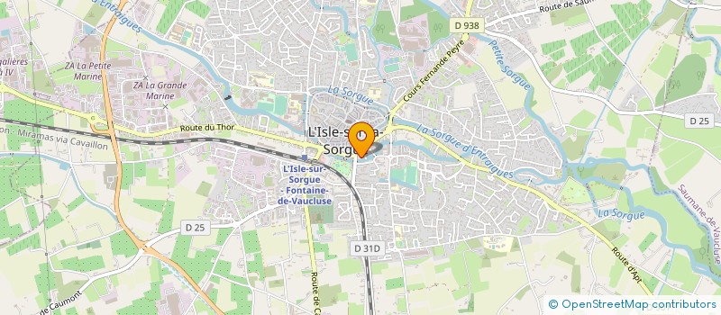 localisation de l'entreprise MADAME ELISABETH HAMEL à L'ISLE-SUR-LA-SORGUE