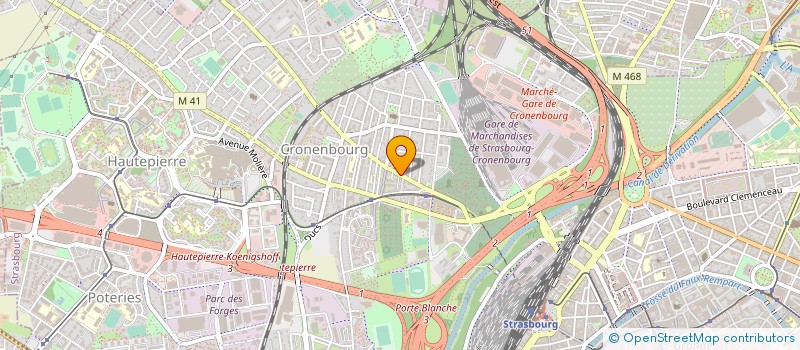 localisation de l'entreprise MADAME ELISABETH HAMEL à STRASBOURG
