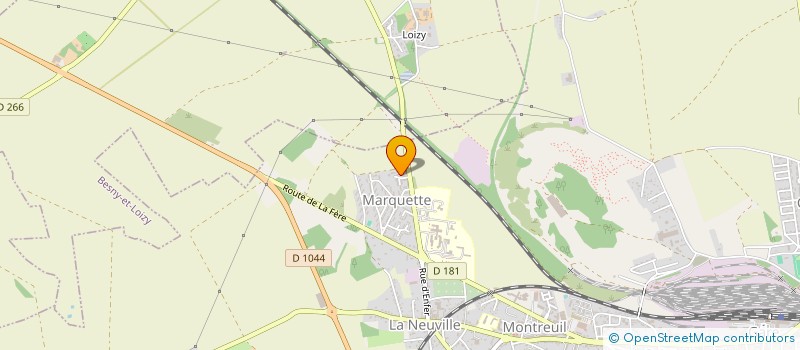 localisation de l'entreprise MADAME ELISABETH HANSEN à LAON