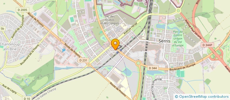 localisation de l'entreprise MADAME ELISABETH HARDOUIN  MONTEVRAIN