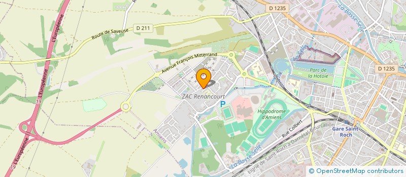 localisation de l'entreprise MADAME ELISABETH HARENT à AMIENS