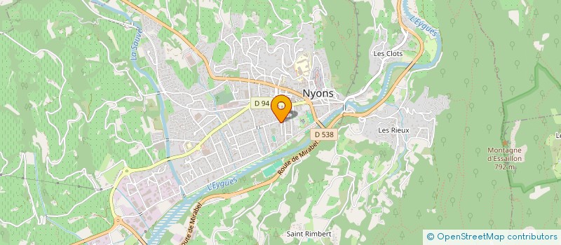 localisation de l'entreprise MADAME ELISABETH HAUWUY  NYONS