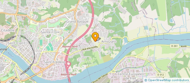 localisation de l'entreprise MADAME ELISABETH HOERNEL  BAYONNE