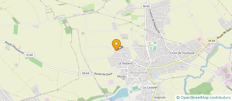 localisation de l'entreprise MADAME ELISABETH HOFMANN à AUSSONNE
