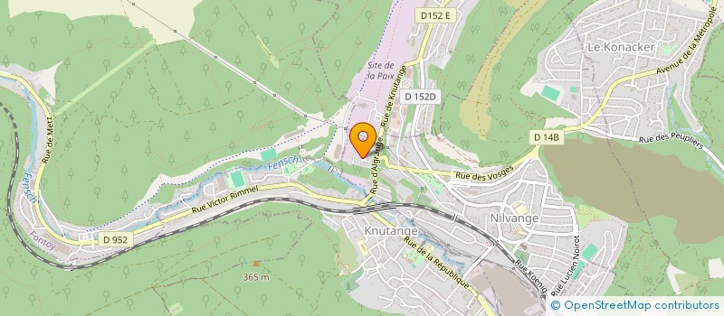 localisation de l'entreprise MADAME ELISABETH HOLDERBAUM  NILVANGE