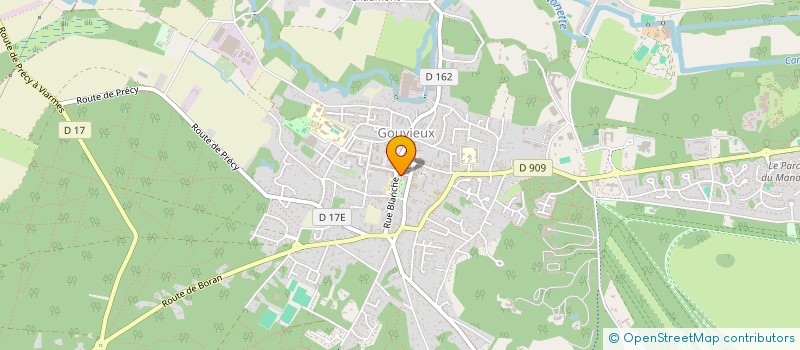 localisation de l'entreprise MADAME ELISABETH HORIOT  GOUVIEUX