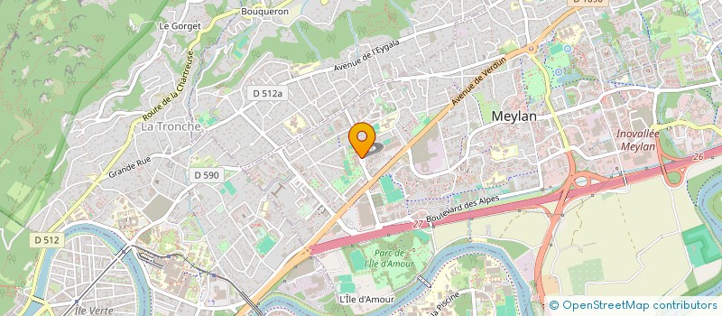 localisation de l'entreprise MADAME ELISABETH HOVART à MEYLAN