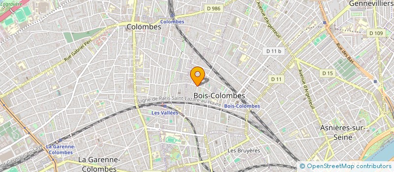 localisation de l'entreprise MADAME ELISABETH HUMBERT à BOIS-COLOMBES