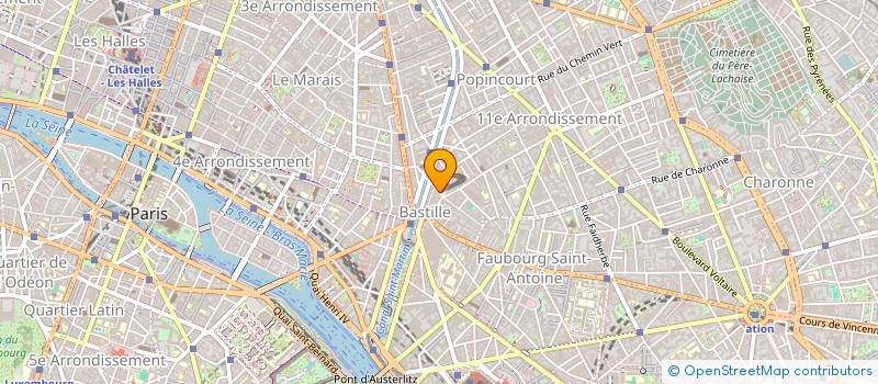 localisation de l'entreprise MADAME ELISABETH HURBIN  PARIS