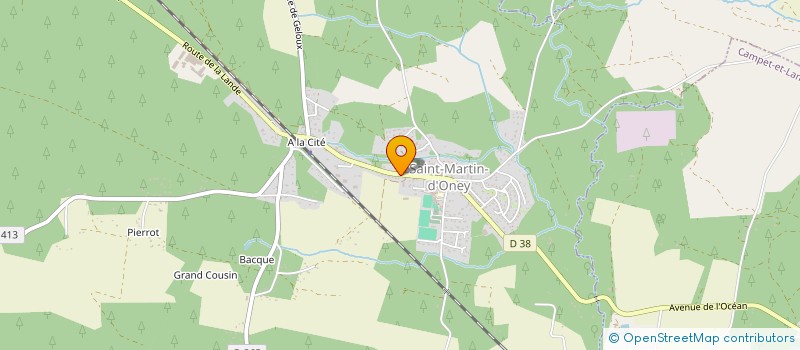 localisation de l'entreprise MADAME ELISABETH ISNARD  SAINT-MARTIN-D'ONEY