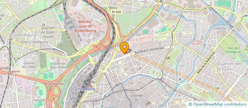 localisation de l'entreprise MADAME ELISABETH JACOB  STRASBOURG