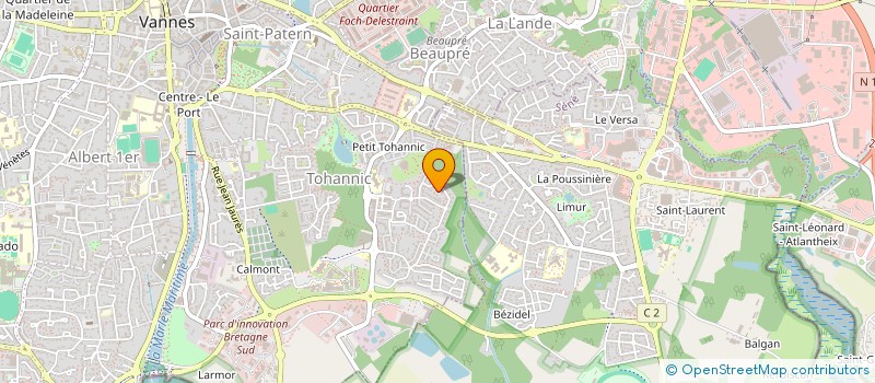 localisation de l'entreprise MADAME ELISABETH JAN à VANNES