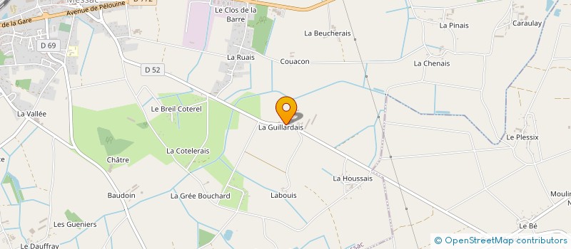 localisation de l'entreprise MADAME ELISABETH JAN  GUIPRY-MESSAC