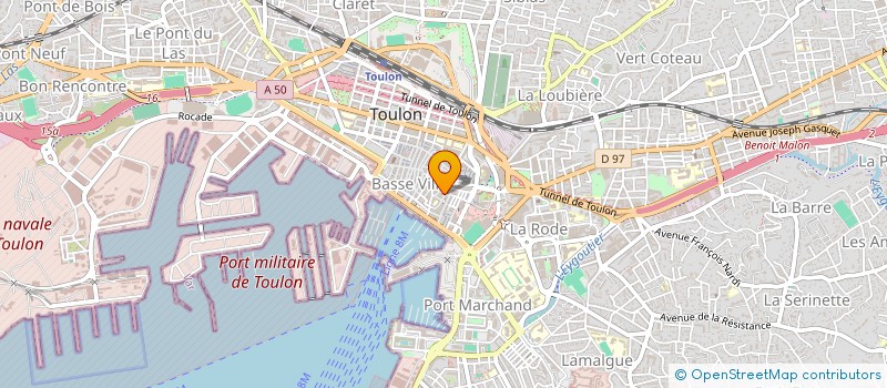 localisation de l'entreprise MADAME ELISABETH JARNO à TOULON