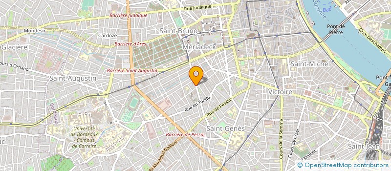 localisation de l'entreprise MADAME ELISABETH JARREAU  BORDEAUX