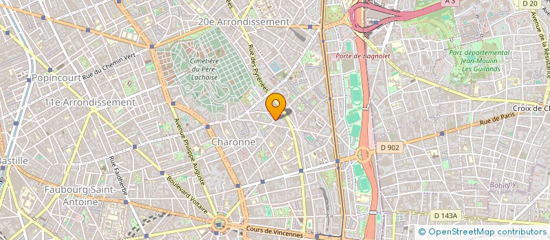 localisation de l'entreprise MADAME ELISABETH JAYOT  PARIS