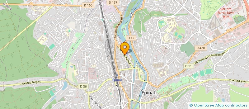 localisation de l'entreprise MADAME ELISABETH JEAGER  EPINAL