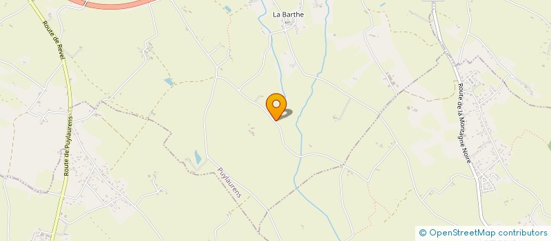 localisation de l'entreprise MADAME ELISABETH JEANNIN à PUYLAURENS