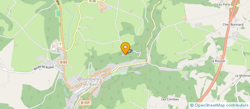 localisation de l'entreprise MADAME ELISABETH JOHANNA VAN DEN BERG  PLOMBIERES-LES-BAINS
