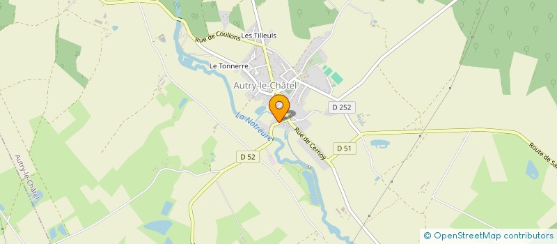 localisation de l'entreprise MADAME ELISABETH JOURANDON à AUTRY-LE-CHATEL