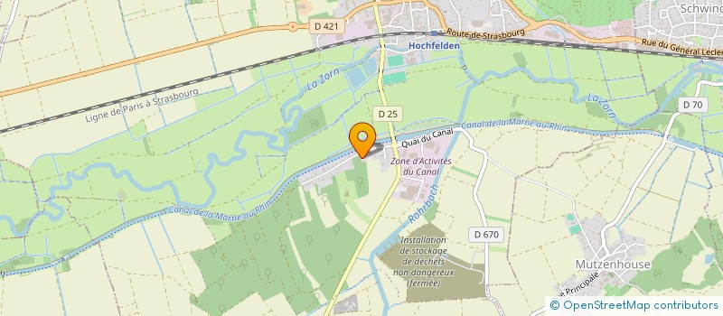 localisation de l'entreprise MADAME ELISABETH JUNG  HOCHFELDEN