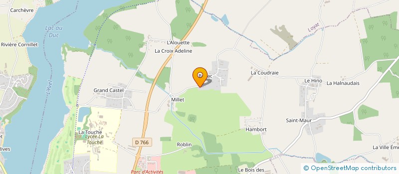 localisation de l'entreprise MADAME ELISABETH KERHERVE  PLOERMEL