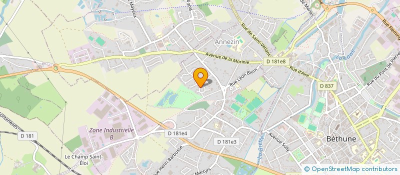 localisation de l'entreprise MADAME ELISABETH KLAUS  ANNEZIN