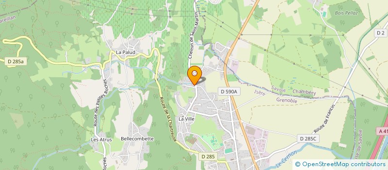 localisation de l'entreprise MADAME ELISABETH KNAFF  CHAPAREILLAN