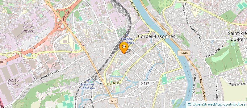 localisation de l'entreprise MADAME ELISABETH KRIES à CORBEIL-ESSONNES