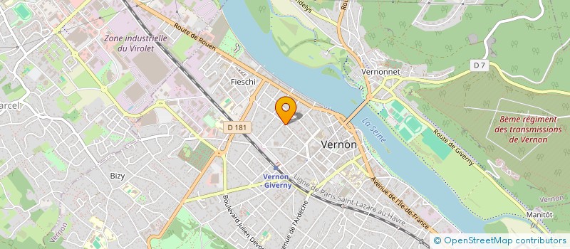 localisation de l'entreprise MADAME ELISABETH KRSTULOVIC à VERNON