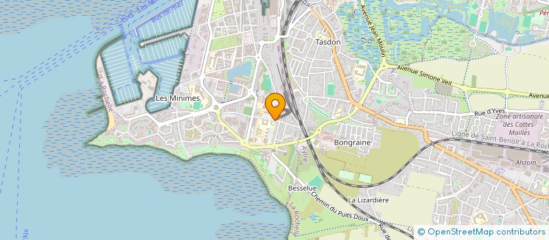 localisation de l'entreprise MADAME ELISABETH KUETE NJOUO  LA ROCHELLE