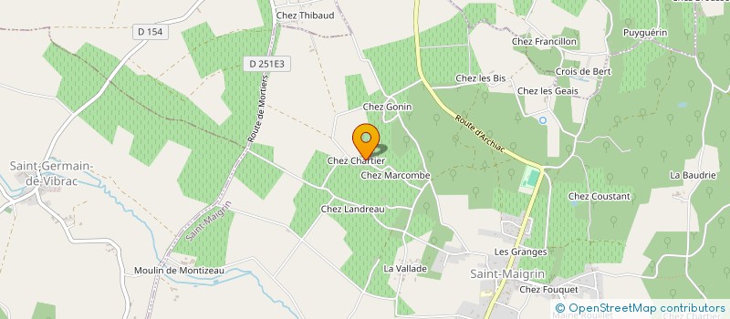 localisation de l'entreprise MADAME ELISABETH LACOSTE  SAINT-MAIGRIN