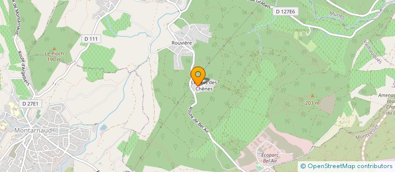 localisation de l'entreprise MADAME ELISABETH LAFFONT  VAILHAUQUES