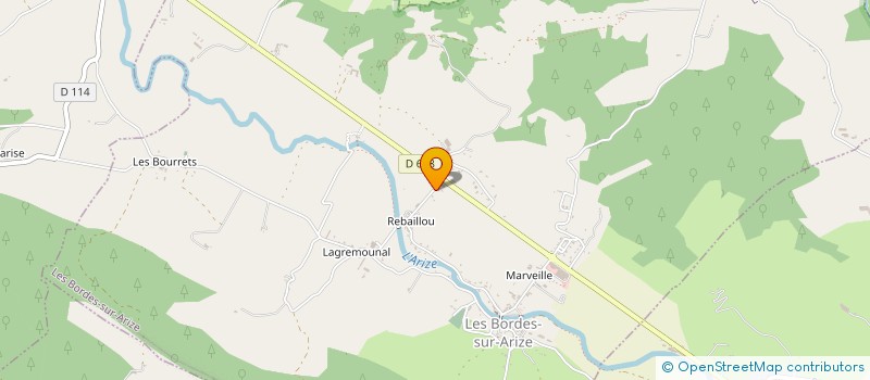 localisation de l'entreprise MADAME ELISABETH LAFLEUR à LES BORDES-SUR-ARIZE