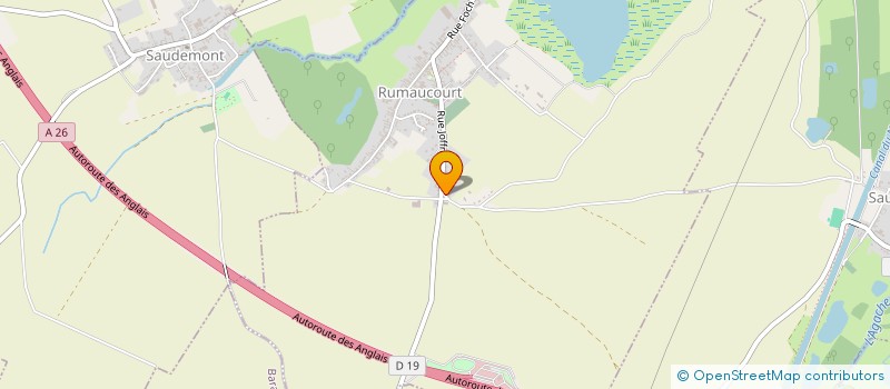 localisation de l'entreprise MADAME ELISABETH LAMORY  RUMAUCOURT