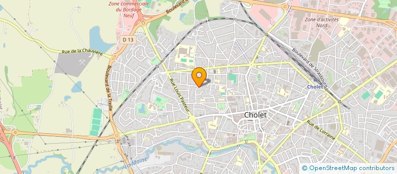 localisation de l'entreprise MADAME ELISABETH LANDREAU à CHOLET