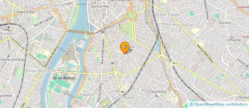 localisation de l'entreprise MADAME ELISABETH LAPIERRE à TOULOUSE