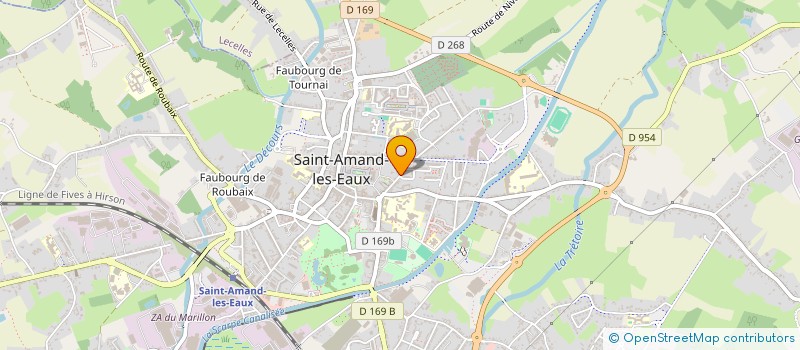 localisation de l'entreprise MADAME ELISABETH LAPIERRE à SAINT-AMAND-LES-EAUX