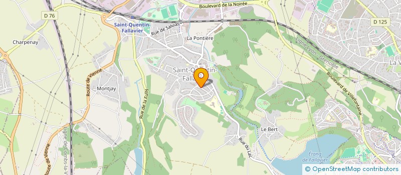 localisation de l'entreprise MADAME ELISABETH LAPRESTEY  SAINT-QUENTIN-FALLAVIER