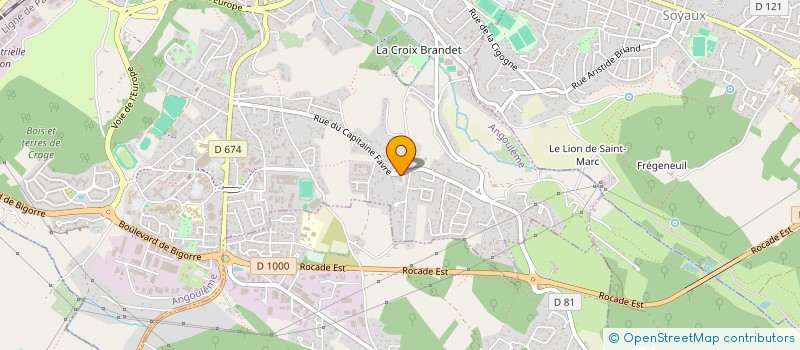 localisation de l'entreprise MADAME ELISABETH LASKINE à ANGOULEME