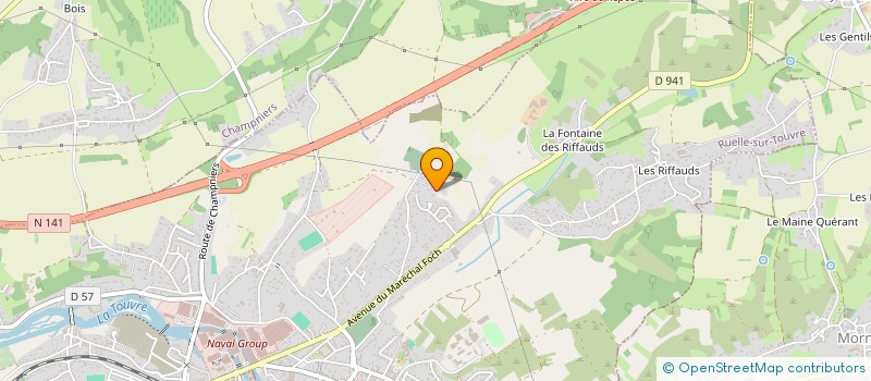 localisation de l'entreprise MADAME ELISABETH LASSERRE  RUELLE-SUR-TOUVRE