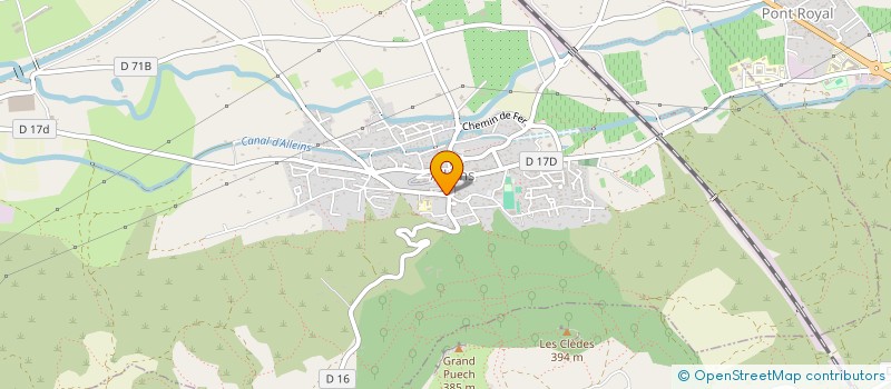 localisation de l'entreprise MADAME ELISABETH LASSUS  ALLEINS