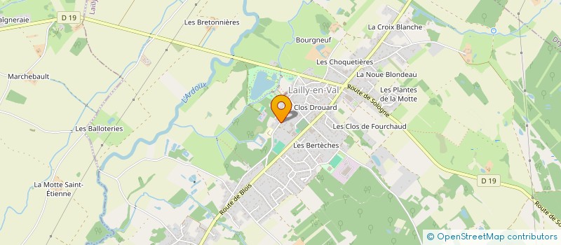 localisation de l'entreprise MADAME ELISABETH LAUBE à LAILLY-EN-VAL