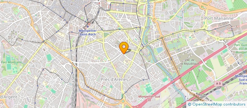 localisation de l'entreprise MADAME ELISABETH LAURENT à MONTPELLIER