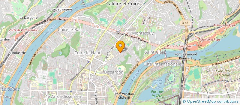 localisation de l'entreprise MADAME ELISABETH LAURET  CALUIRE-ET-CUIRE