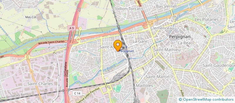 localisation de l'entreprise MADAME ELISABETH LAVALETTE  PERPIGNAN