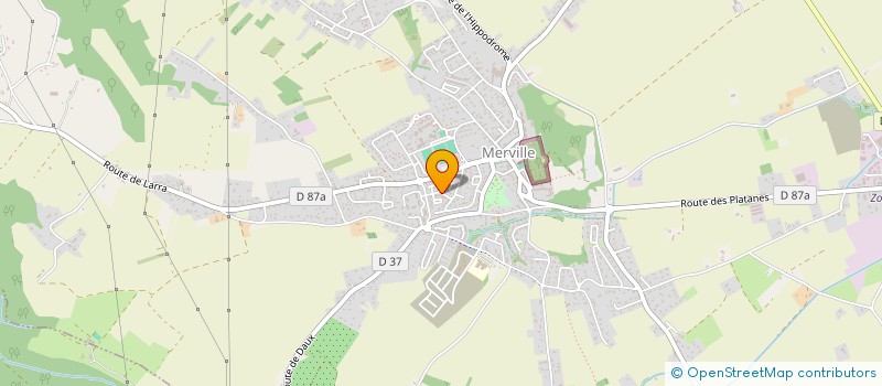 localisation de l'entreprise MADAME ELISABETH LAVALL  MERVILLE