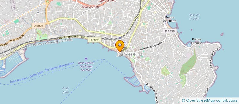 localisation de l'entreprise MADAME ELISABETH LAVALLE à ANTIBES